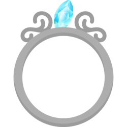 Iridium Cerulean Ring