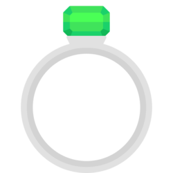 Silver Emerald Ring